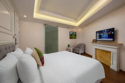 Habitación Familiar con bañera — Sapa Praha Hotel